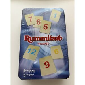 Pressman Rummikub in Travel Tin Box - The Original Rummy Tile Game *BRAND NEW!*